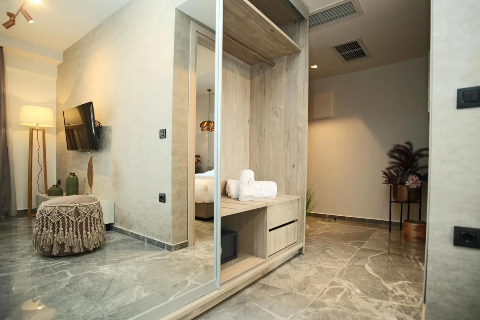 Athinais Luxury Apartments Hanioti Bagian luar foto